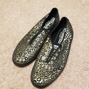 Keds metallic floral sneaker women size 7.5